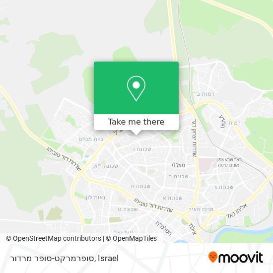 סופרמרקט-סופר מרדור map