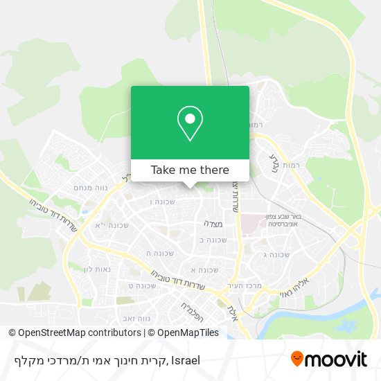 Карта קרית חינוך אמי ת/מרדכי מקלף