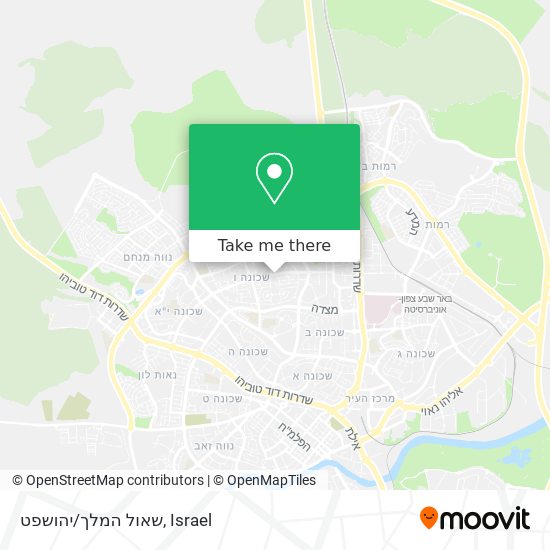 שאול המלך/יהושפט map