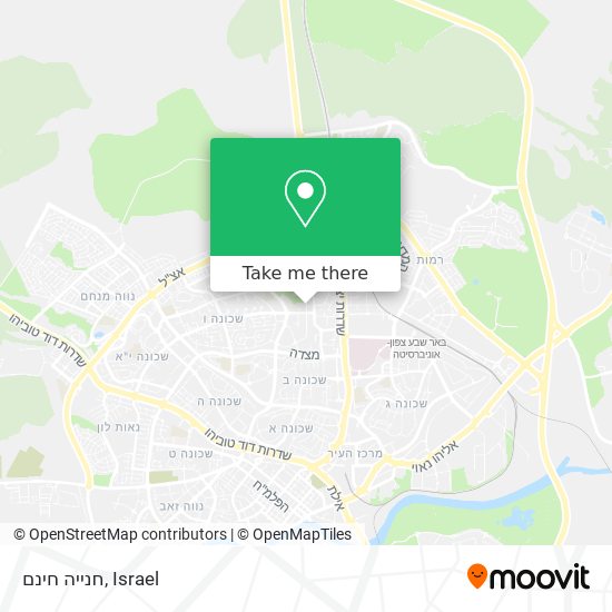 חנייה חינם map