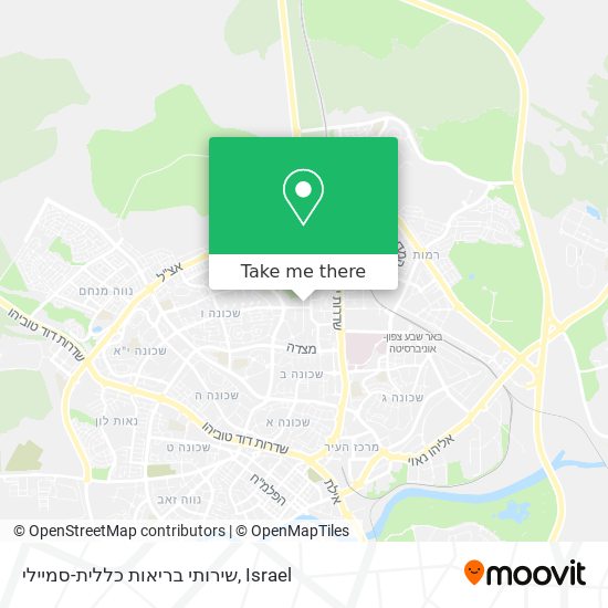 שירותי בריאות כללית-סמיילי map