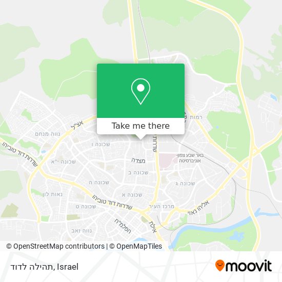 תהילה לדוד map