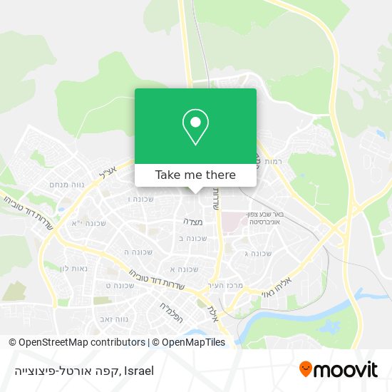 קפה אורטל-פיצוצייה map