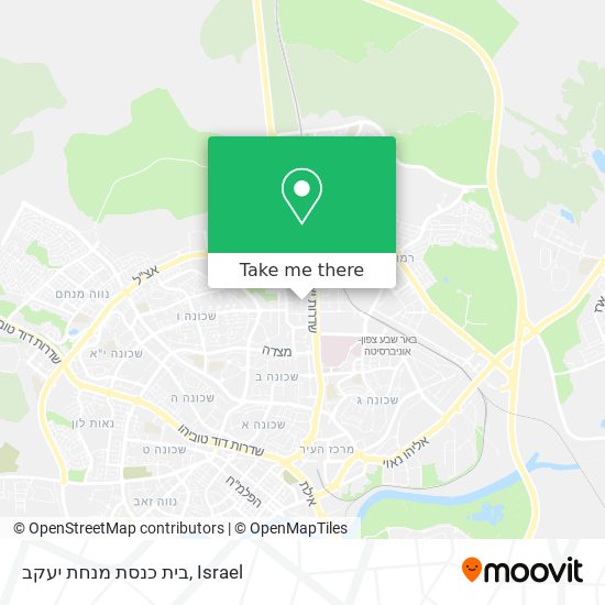 בית כנסת מנחת יעקב map