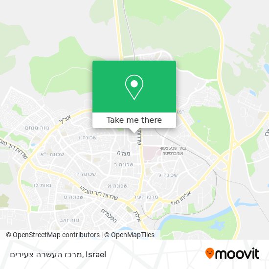 מרכז העשרה צעירים map