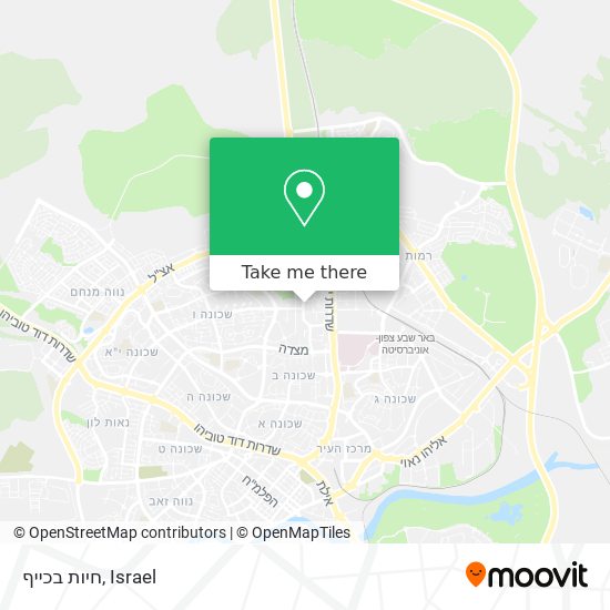 חיות בכייף map