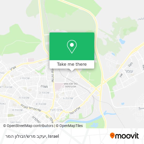 Карта יעקב מרש/זבולון המר
