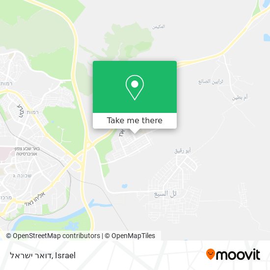 דואר ישראל map