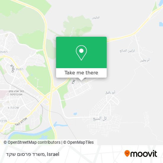 משרד פרסום שקד map