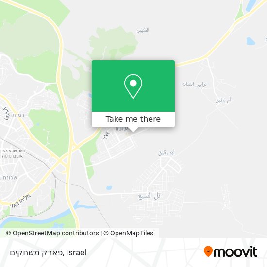 פארק משחקים map