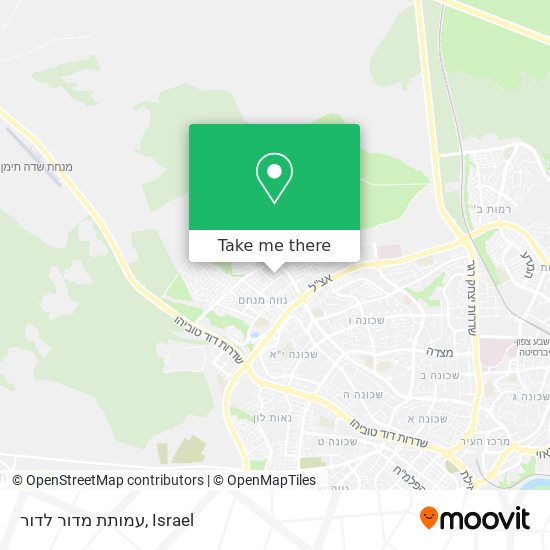 Карта עמותת מדור לדור