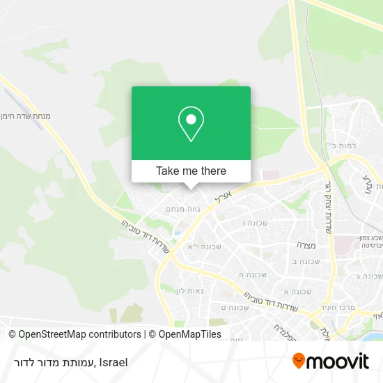 Карта עמותת מדור לדור