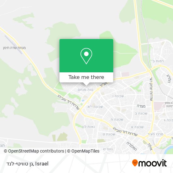 גן טוויטי-לנד map