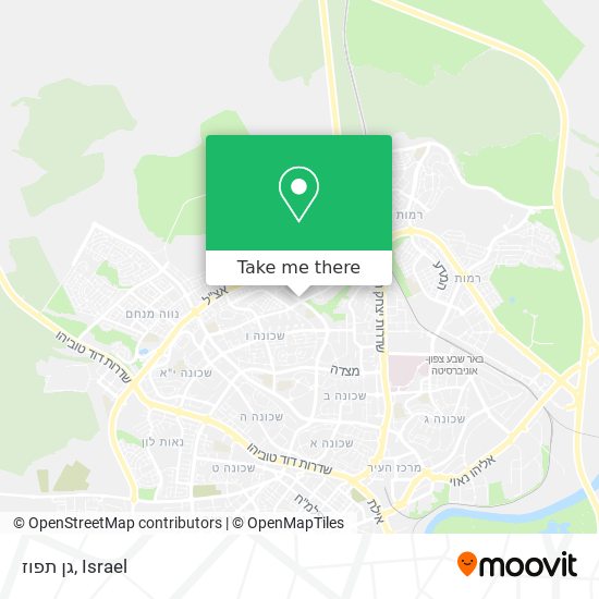 גן תפוז map