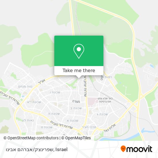 שפרינצק/אברהם אבינו map