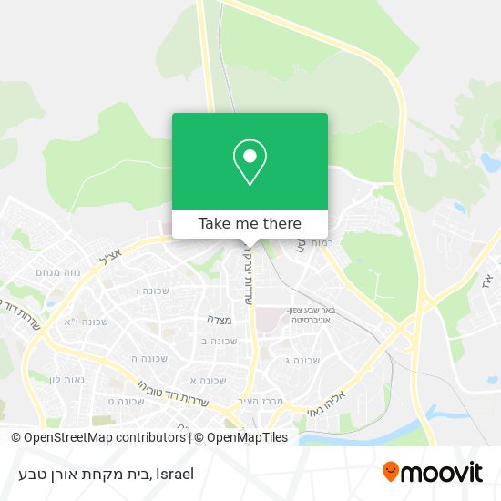 בית מקחת אורן טבע map