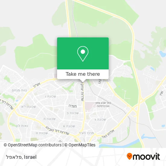 Карта פלאפל