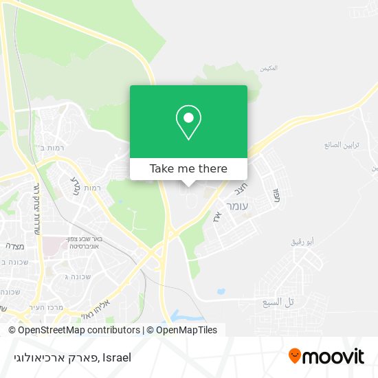 פארק ארכיאולוגי map