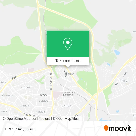 Карта פארק רמות