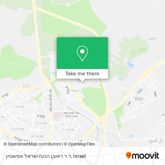 Карта ד ר ראובן הכט/ישראל אפשטיין