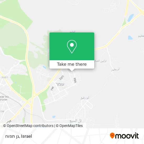 Карта גן תפוח