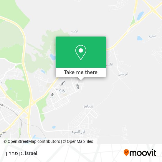 גן סהרון map