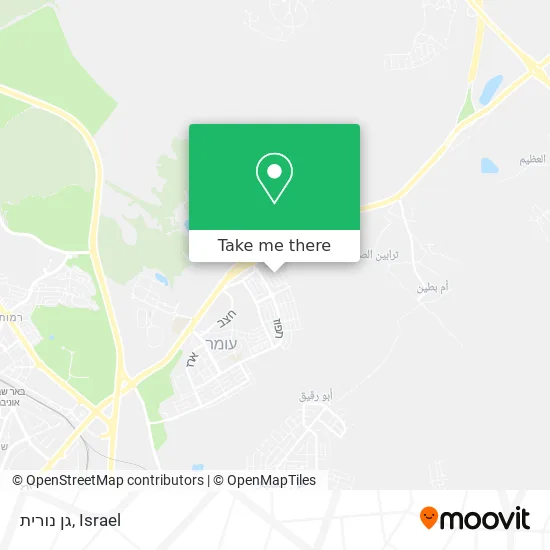 Карта גן נורית