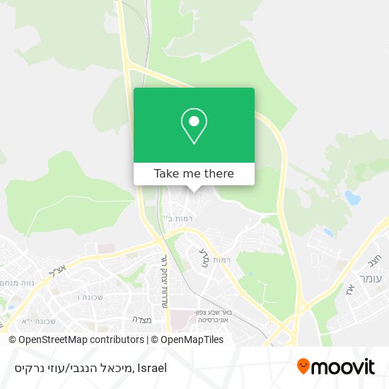 מיכאל הנגבי/עוזי נרקיס map