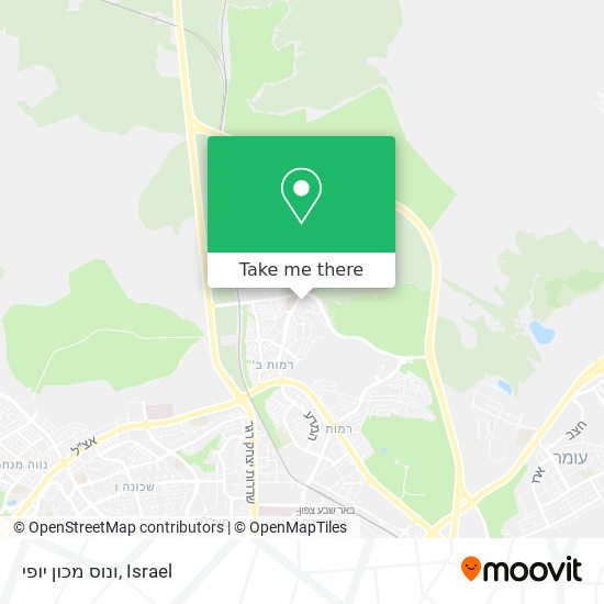 ונוס מכון יופי map