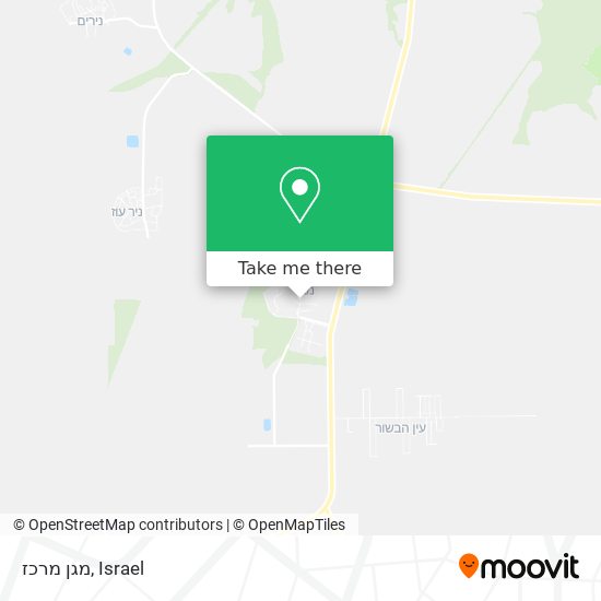 מגן מרכז map