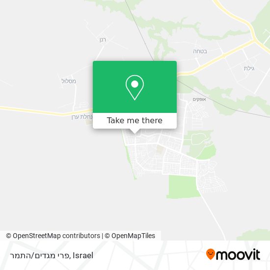 Карта פרי מגדים/התמר
