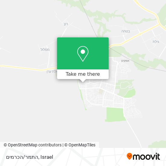 Карта התמר/הכרמים