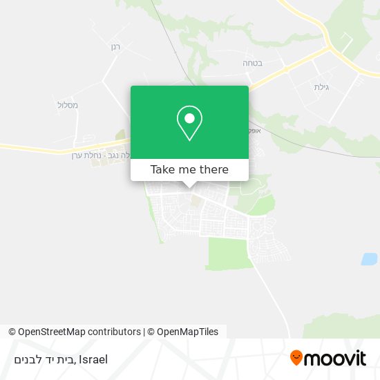 בית יד לבנים map