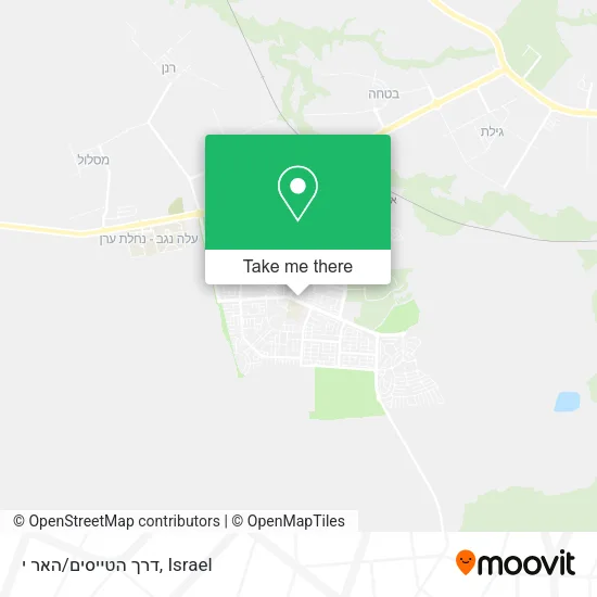 דרך הטייסים/האר י map