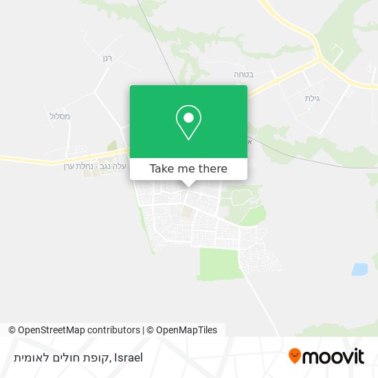 קופת חולים לאומית map