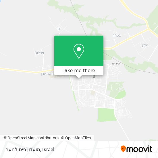 מועדון פיס לנוער map