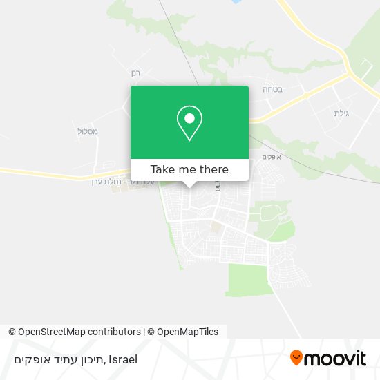 Карта תיכון עתיד אופקים