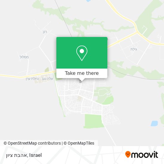 אהבת ציון map