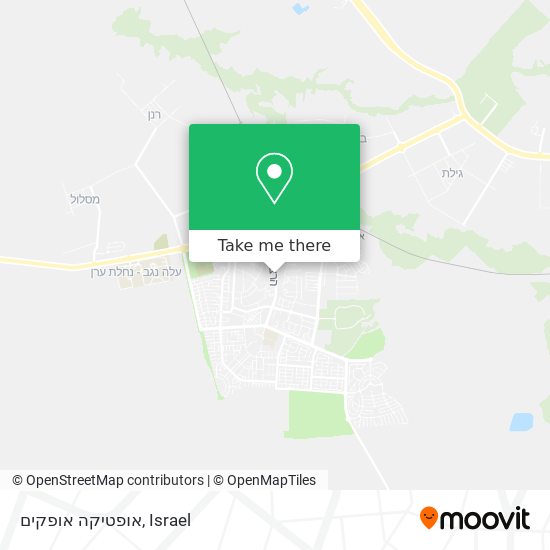 אופטיקה אופקים map