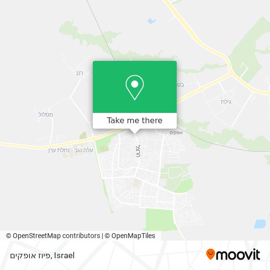 פיוז אופקים map