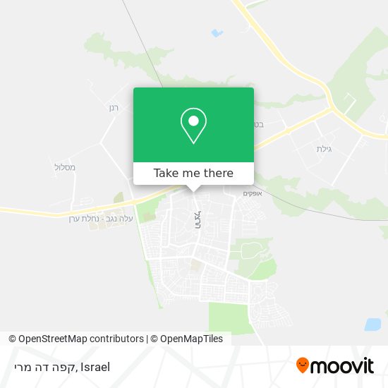 קפה דה מרי map