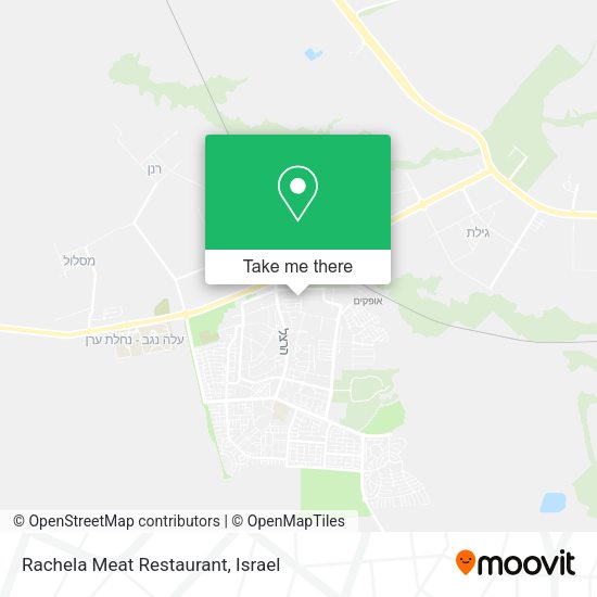 Карта Rachela Meat Restaurant
