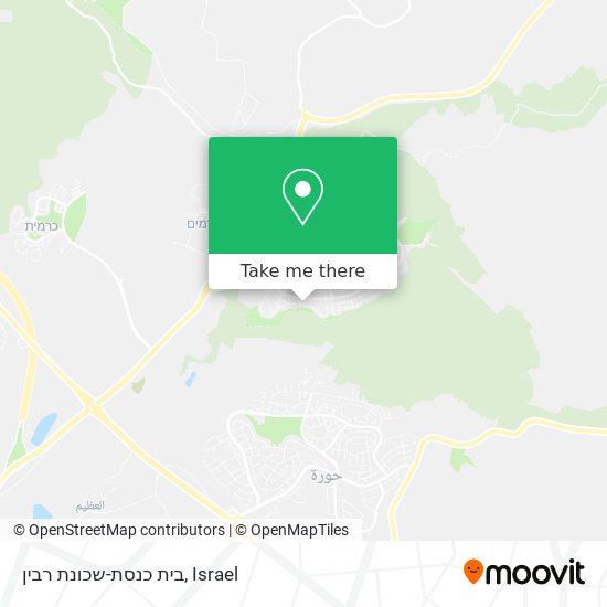 בית כנסת-שכונת רבין map