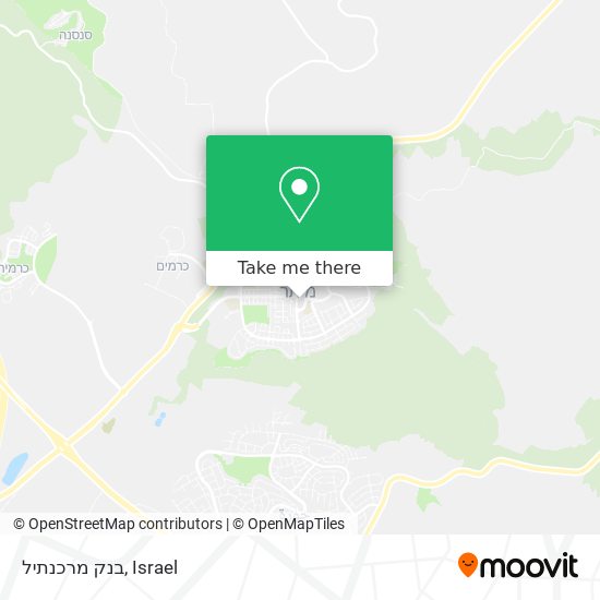 בנק מרכנתיל map