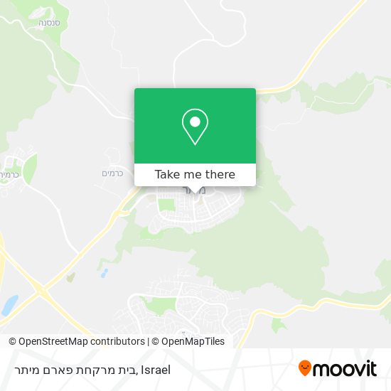 Карта בית מרקחת פארם מיתר