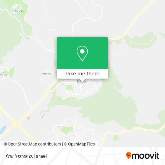 שופרסל שלי map