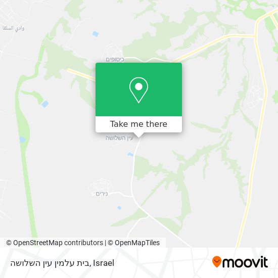 בית עלמין עין השלושה map