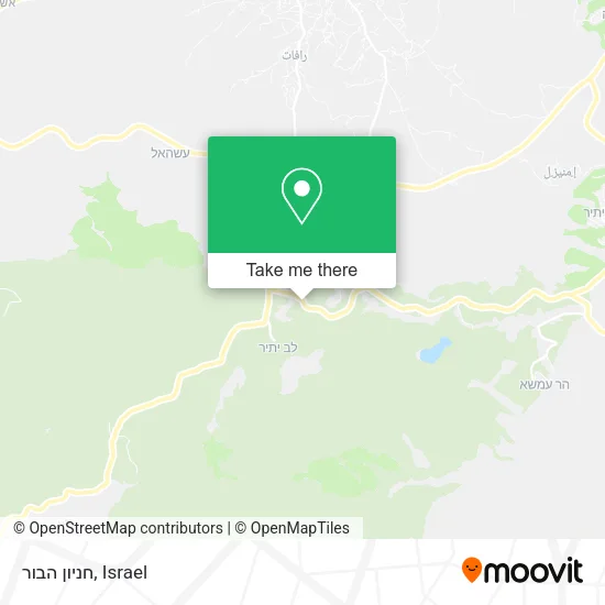 Карта חניון הבור