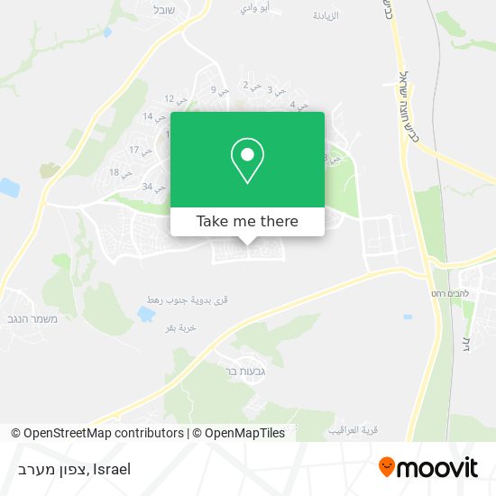 צפון מערב map