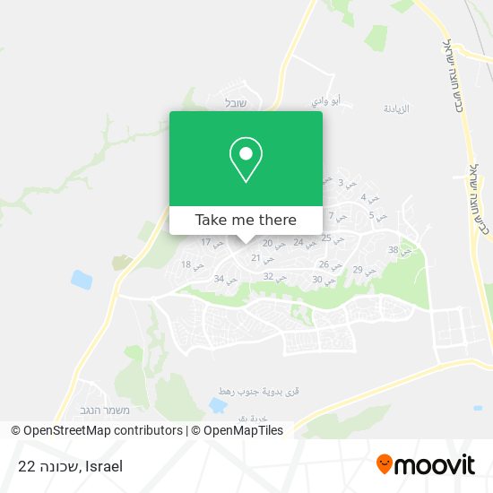 שכונה 22 map